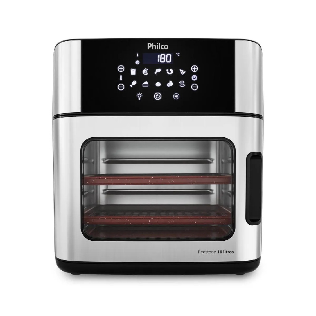 Fritadeira Air Fryer 4 Em 1 Painel Digital 16l Preto