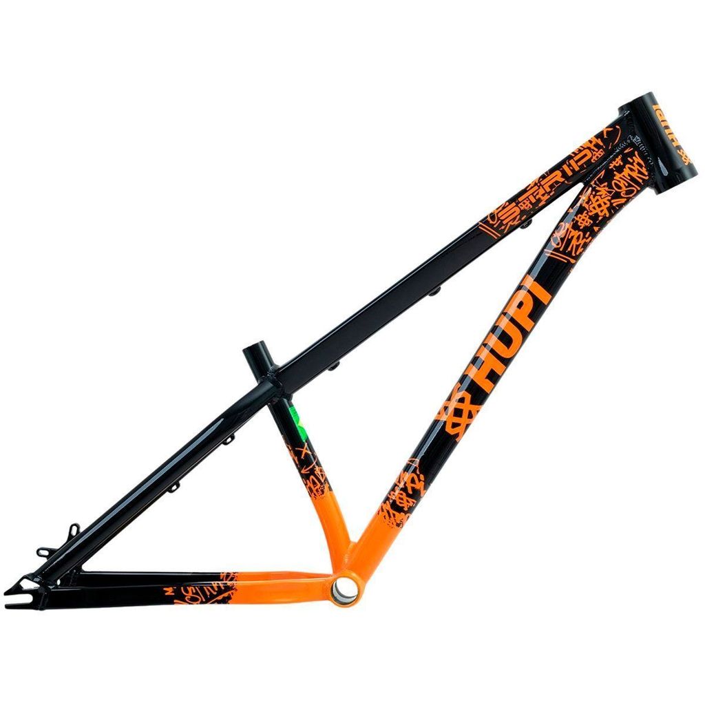 Quadro de Bicicleta do Grau Hupi Strip Horizontal Laranja