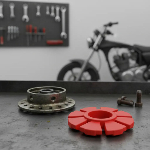 Bucha Flange Coroa Contra Choque Pu Suzuki Yes Intruder