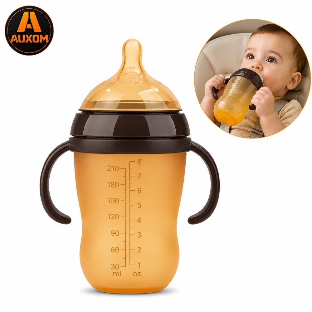 Mamadeira Anti-cólica 150ml/240ml - Silicone Alimentício Seguro + Resistência -20°C a 120°C 0-36 Meses