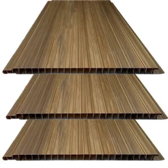 Kit 60m² Forro de PVC Plus 8MMX20CMX3M Marrom/Imbuia Bariri Imbuia