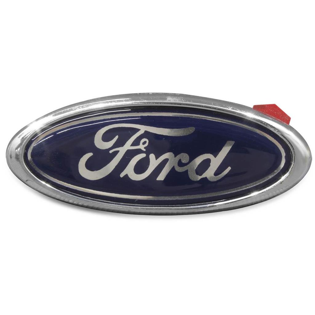 Emblema da Grade Escort Zetec 97 98 99 2000 2001 2002 Azul 89mm