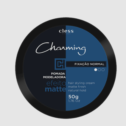 Pomada Modeladora Charming Fixação normal 50G - Cless