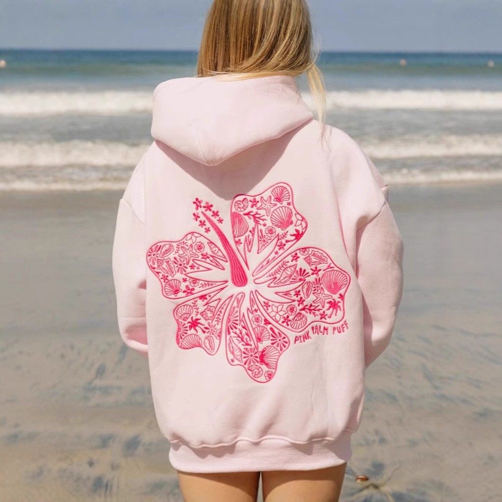 Fornecimento de comércio exterior moda Casual moletom bordado Emb