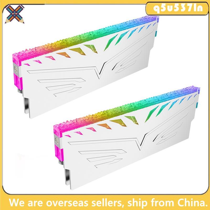 Universal Para Computador Desktop RAM Dissipador De Calor 5V ARGB AURA Sincronização Memória Vara Armadura Colete DDR3 4