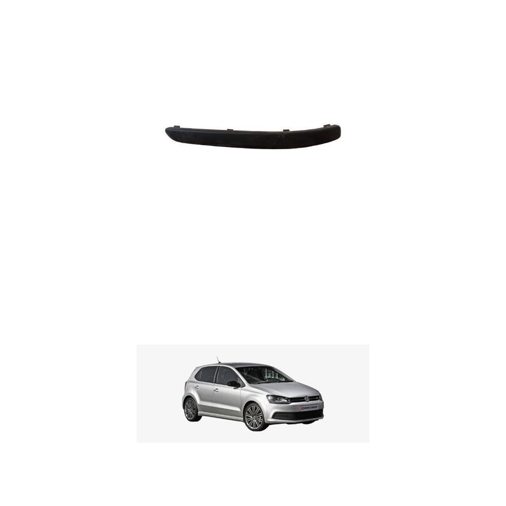 Moldura para-choque dianteiro direito VW polo 2008 a 2011