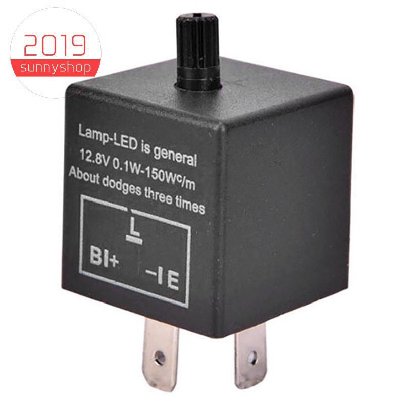 [Bestseller S] Relé Eletrônico LED Ajustável Para Pisca-De Luz De Sinalização CF13 JL-02 Carro E Motocicleta