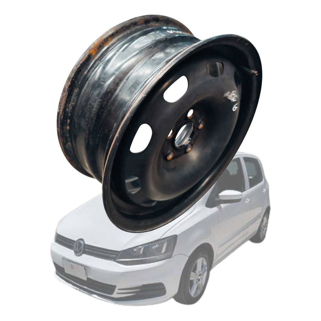 Roda Ferro Aro 15 Carro Fox Space Fox 10/16 Estepe 5z0601027