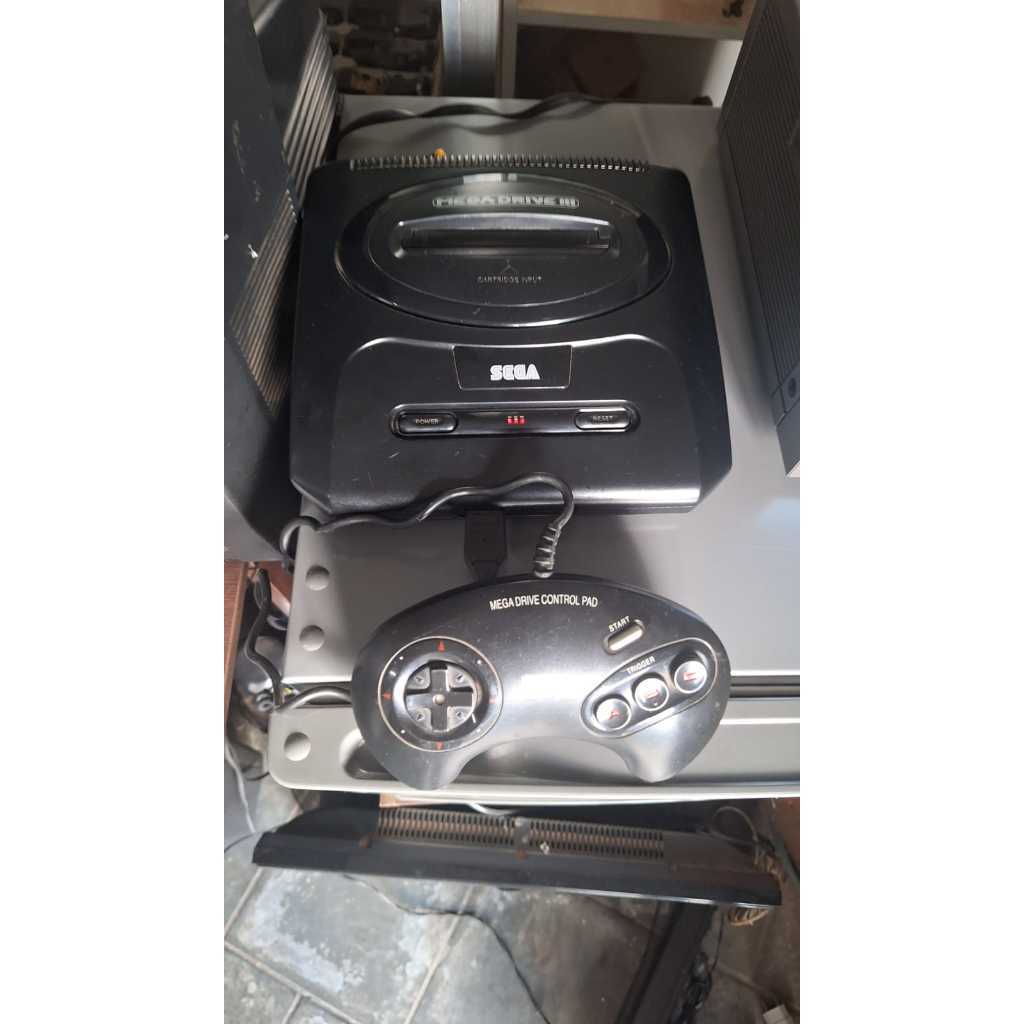 Console Mega Drive 3 Antigo Retro + Controle e jogos