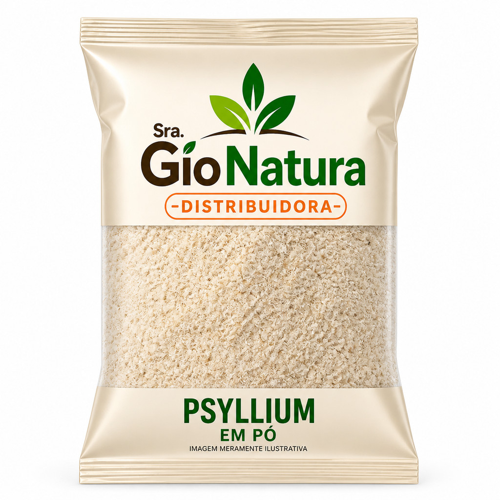 Psyllium Puro em Pó 100% Premium Psillium 1KG, 500Gr, 300Gr, 250Gr Rico em fibras com laudo de procedência.