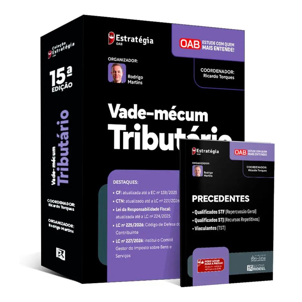 Livro Vade-mécum Tributário - 2ª fase da OAB – EXAME 46