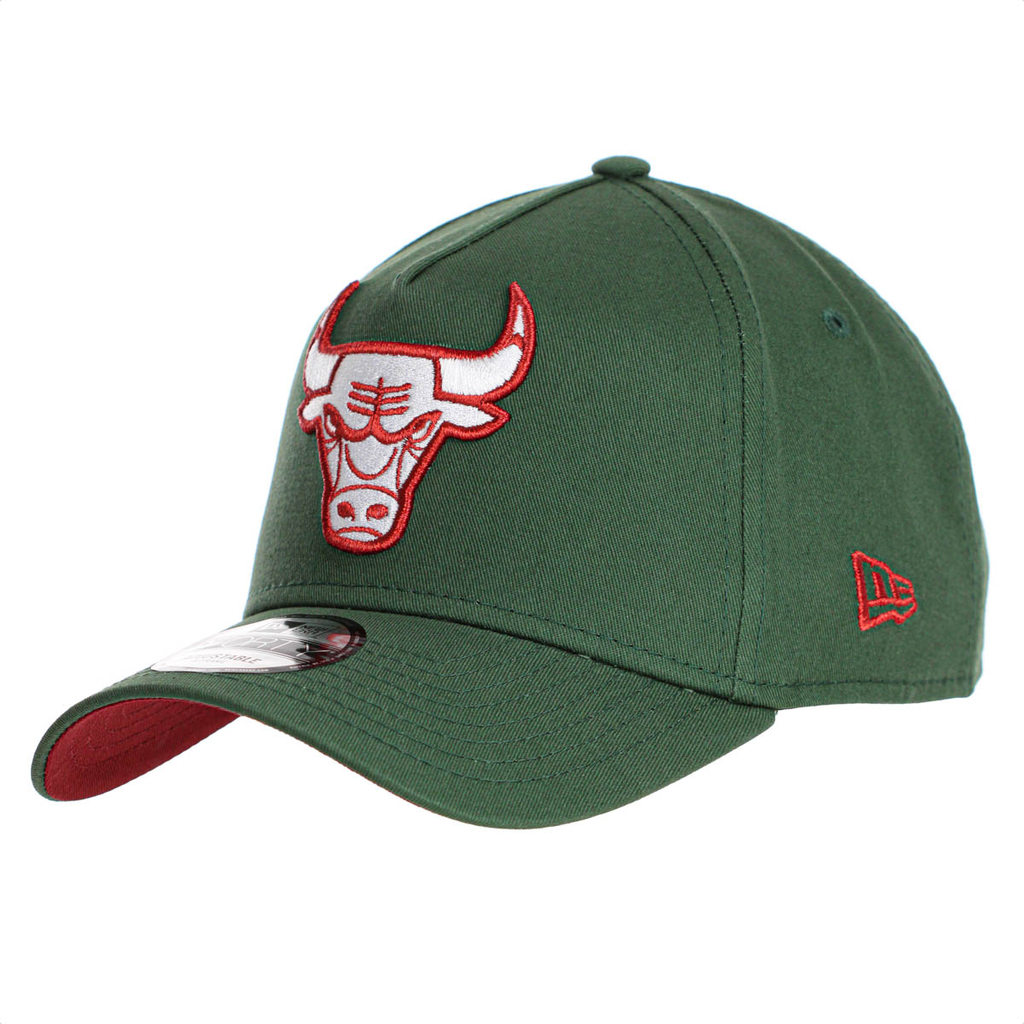 Boné New Era Chicago Bulls NBA Verde Escuro - Único