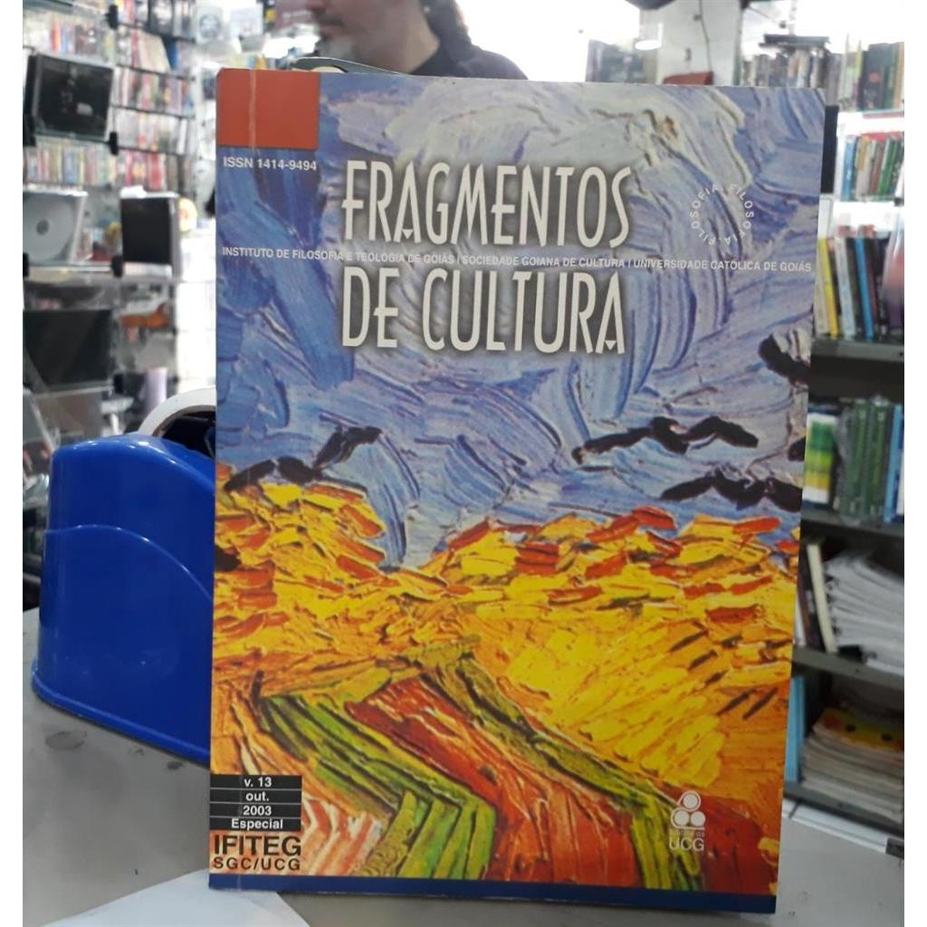 Fragmentos de Cultura volume 13 autor instituto de filosofia e teologia de goias