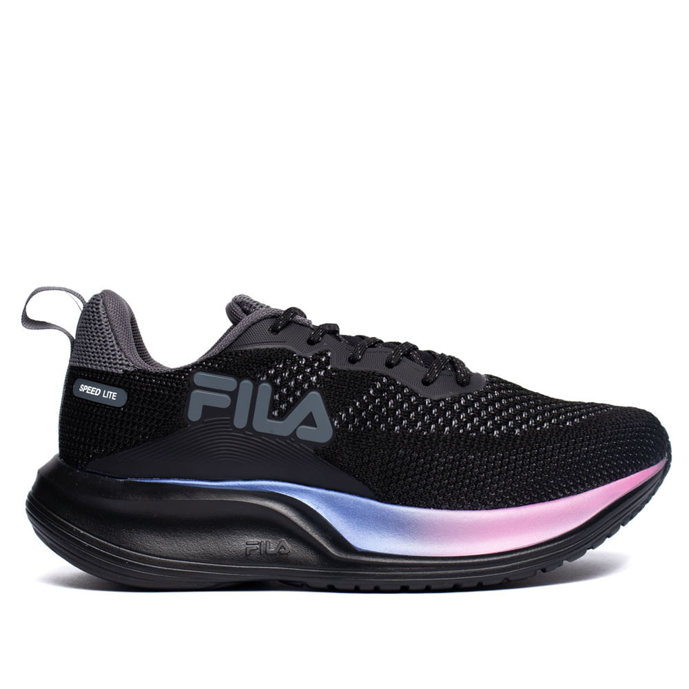 Tênis Feminino Fila Speed Lite Preto/Cinza