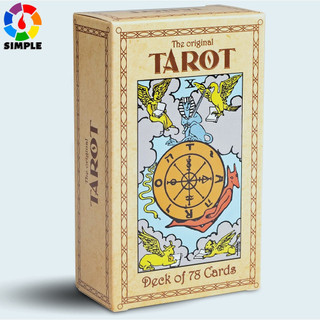 Baralho de Cartas de Tarot Original, Design Clássico Criado em 1910 por Pamela Colman Smith, Baralho de 78 Cartas