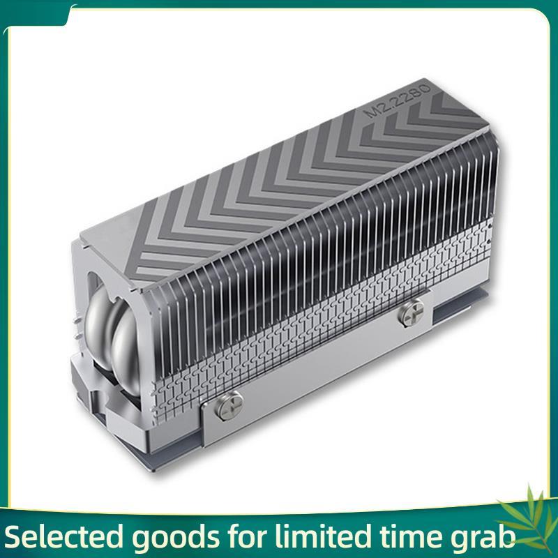 Jerry99m . 2 2280 NVMe SSD Dissipador De Calor Cooler Tubos Duplos Almofada Térmica De Alto Desempenho Para 2280 PC Comp