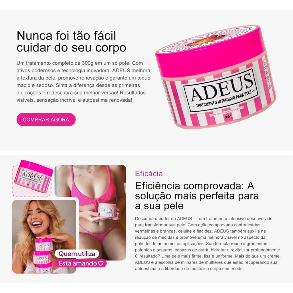 Creme Corporal Hidratante 300g Para Pele Lisa , Intensivo Feminino Reparador yunkbr