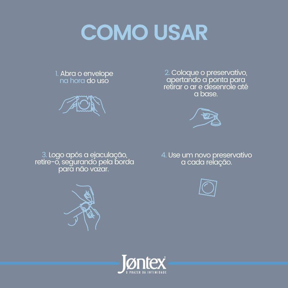 Preservativo Jontex Sensitive Com 3 Unidades · foto 2