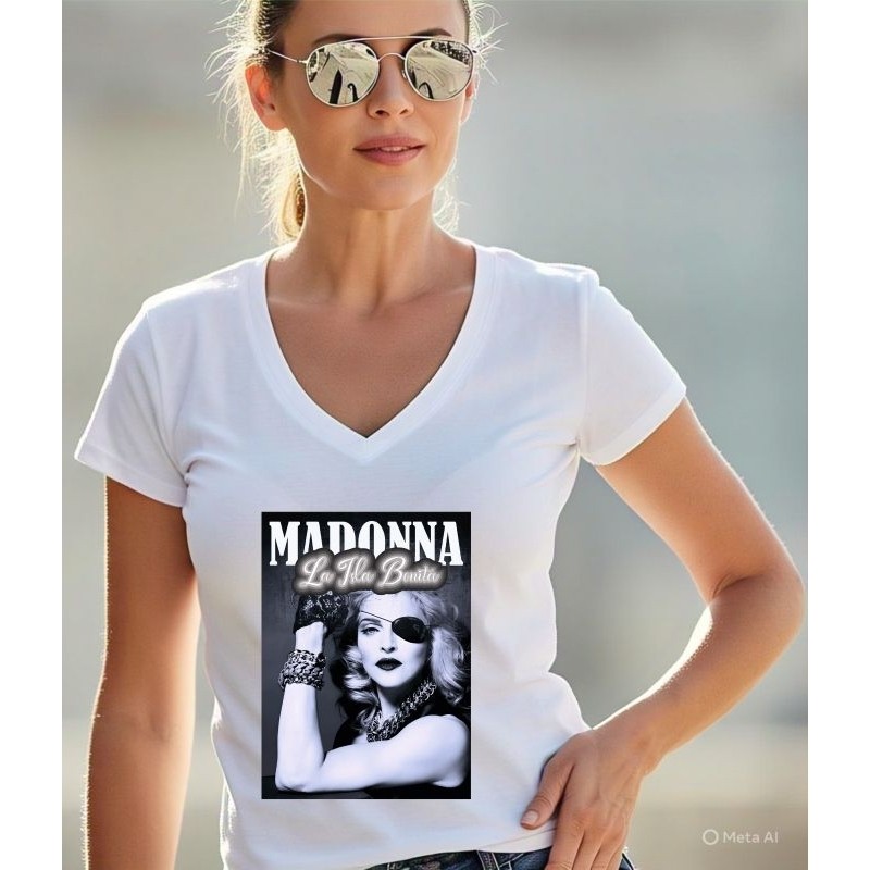 Camiseta Madonna MÚSICA Cantoras POP Mod. 10