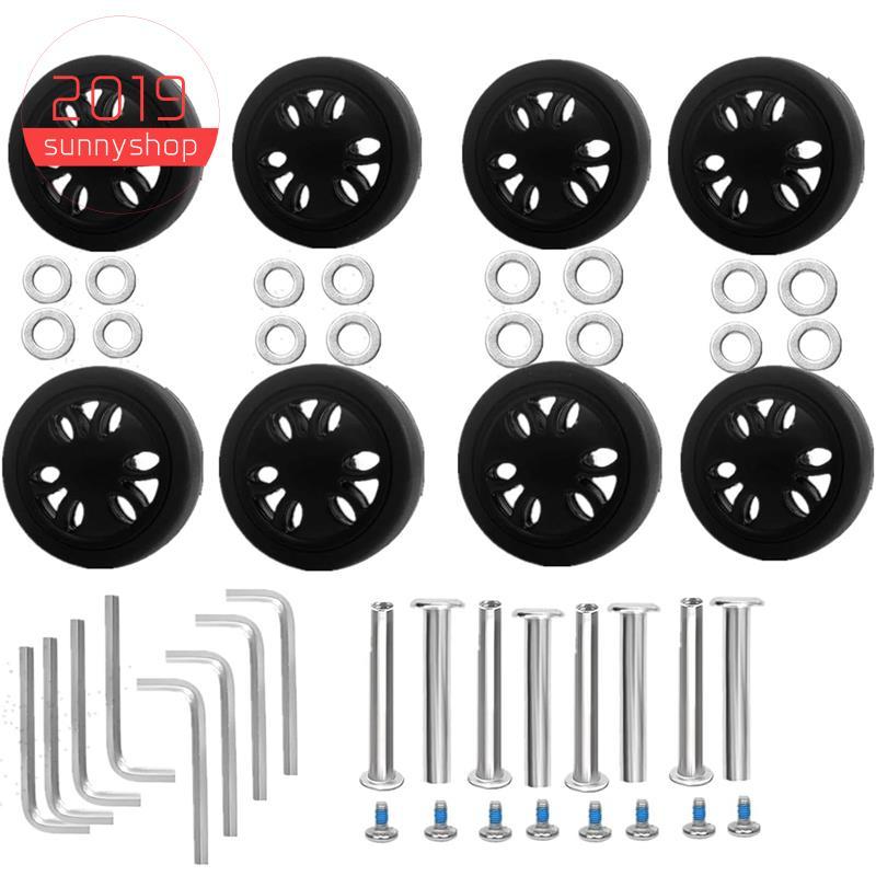 [Bestseller S] Kit De Substituição De Rodas De Bagagem De 8 Unidades , Diâmetro 2 Pol ./50 Mm De Espessura 0.47 12 Borra