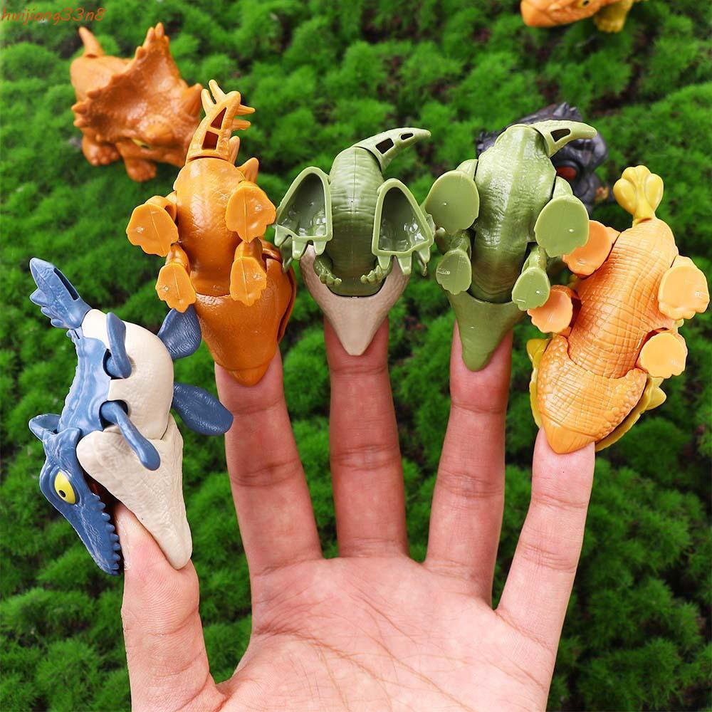 HUIJIANG Dinossauro Brinquedo Jogo Mordida Dedo Crianças Brinquedos Educativos Jogos De Família Articulações Móveis Dino
