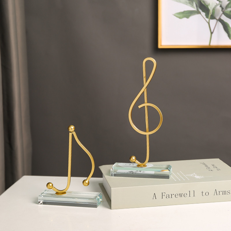 Notas em decorações de Piano decorações de arte musical simples estilo nórdico sala de estar decorações de armário de TV