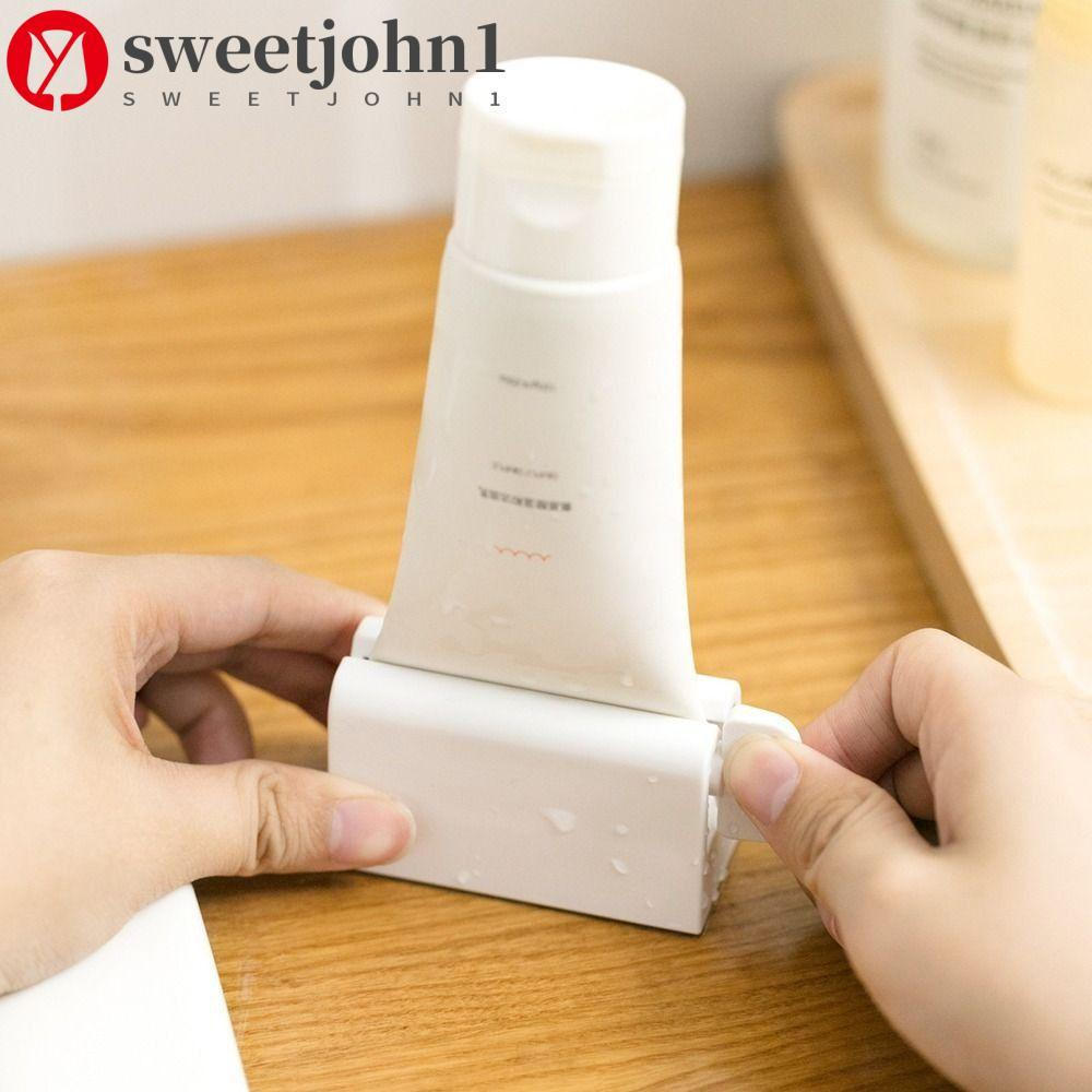 SWEETJOHN1 Espremedor De Pasta De Dente , Dispensador Com Base De Silicone Para Uso Eficiente , Alça Giratória