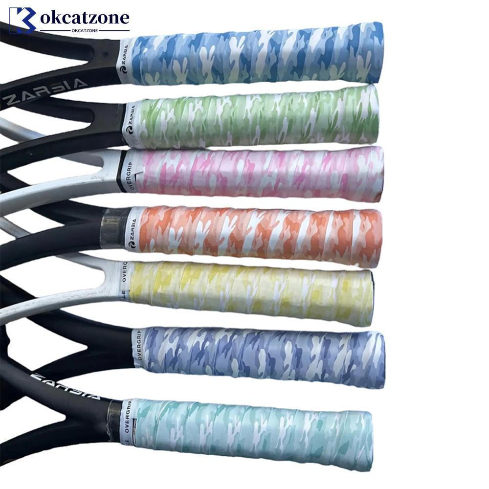 OKCATZONE Camo Overgrips Padel Kawasaki Pegajoso Anti-Deslizamento Overgrip Tênis Absorção De Choque Paddle Grip Acessór