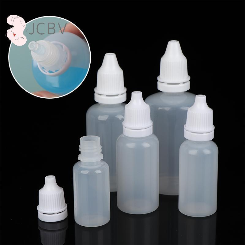 [JCBV] 5 Unidades 3/5/10/15/20/30/50/100ml Frasco Conta-Gotas De Plástico Vazio Para Pintura De Beleza Tinta A Óleo Garr