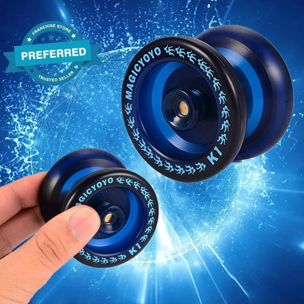Yo-Yo Mágico Avançado para Competições Profissionais, Modelo Fantasia de Metal, Adequado para Meninos e Meninas E0Z3 N9X