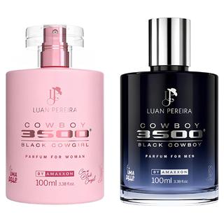 Kit Perfume Luan Pereira Feminino + Perfume Masculino Dia 3500 By Amaxxon