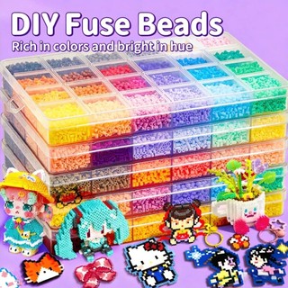 24 cores 2.6mm Com 14000pcs Perler Hama Beads DIY Presentes para crianças Com Ferramentas