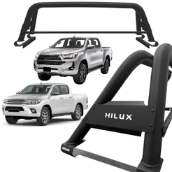 Santo Antonio Duplo Hilux 2016/... Cabine Dupla Preto