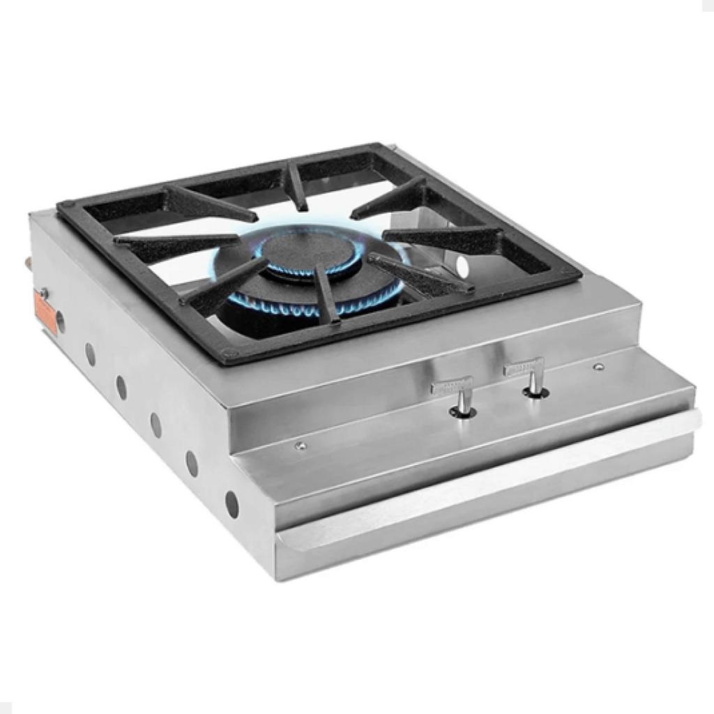 Bifeteira  de Sobrepor Prime a Gás 360 em Inox 304 com Queimador Duplo Guindani 40005212