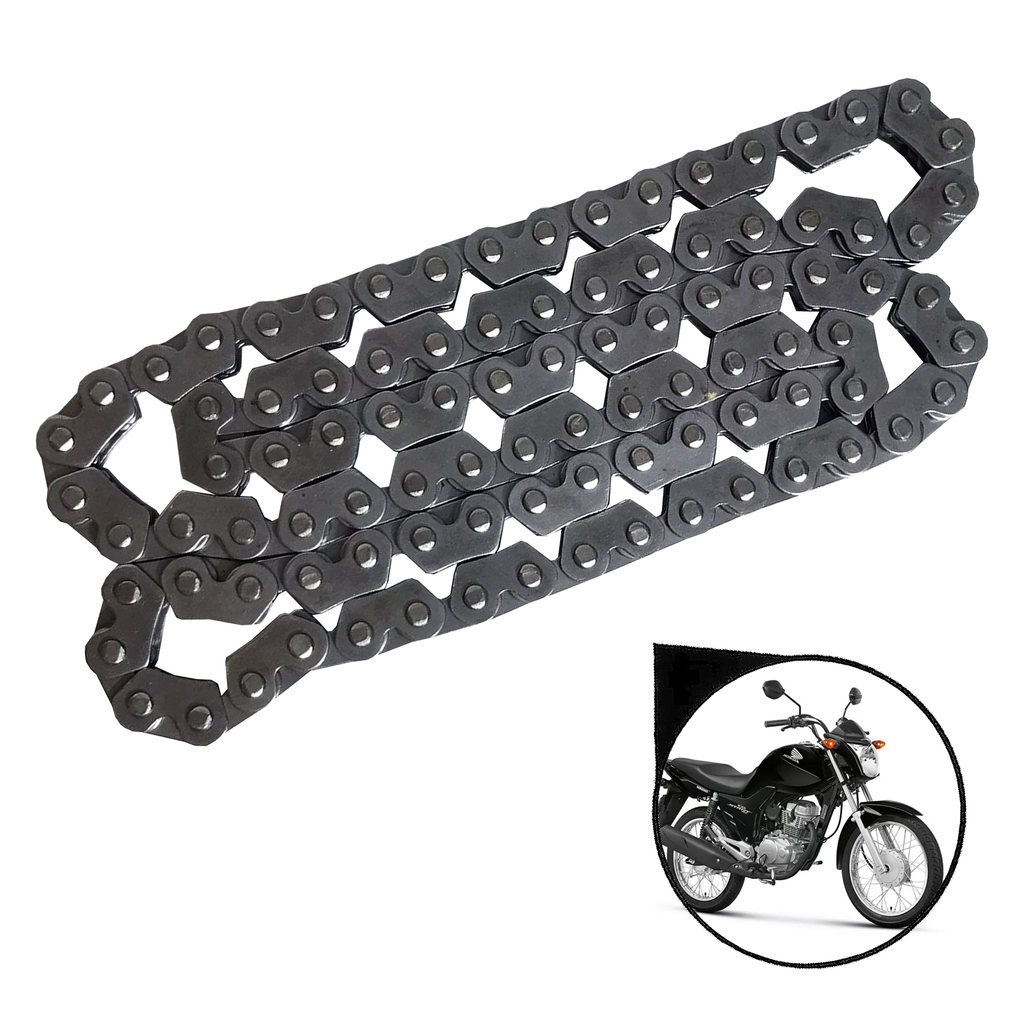 Corrente Comando Cg 150 Titan Cg 150 Fan Cg 150 Sport Cg 150 Start Nxr 150 Bros 2004 Até 2015