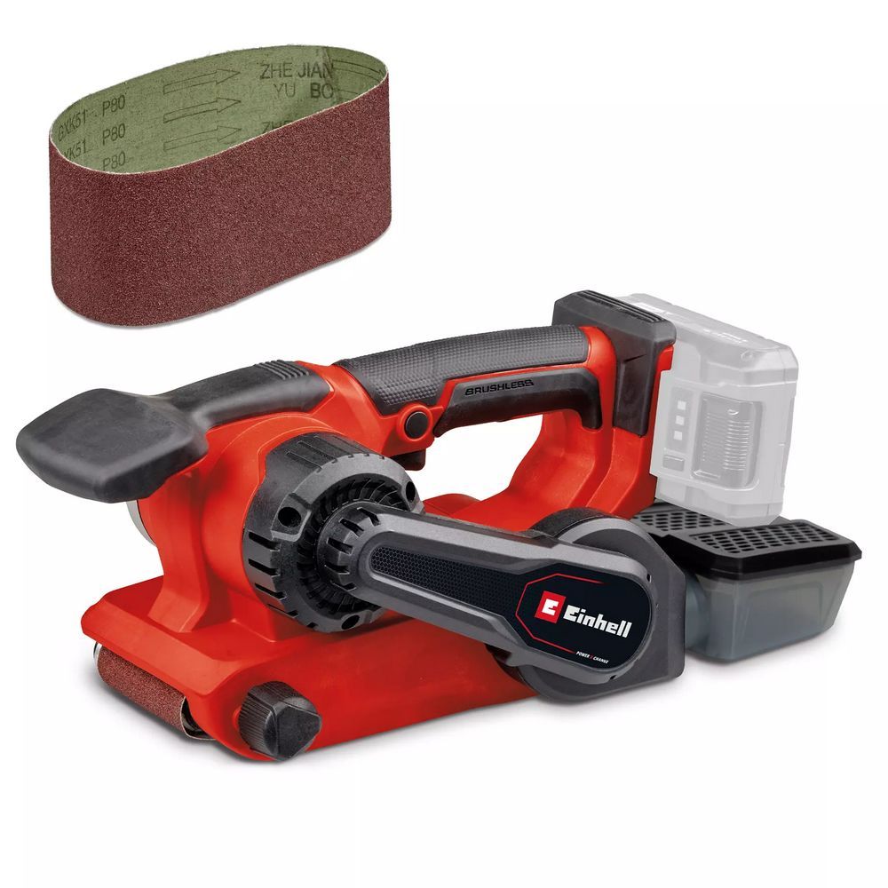 Lixadeira de Cinta a Bateria 18V Sem Carregador e Bateria com Coletor de PO 75X457MM Einhell TP-BS 18/457LI