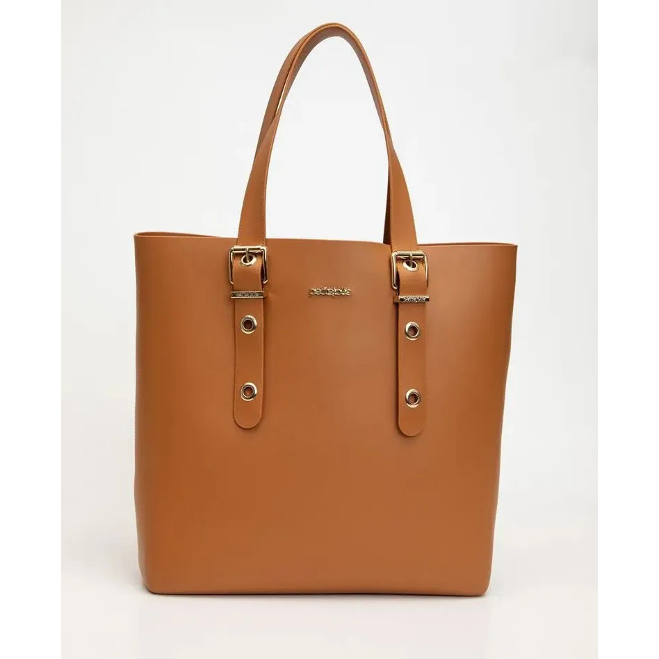 Bolsa Petite Jolie Amalfi Doce De Leite Feminina Dourado-escuro Lisa