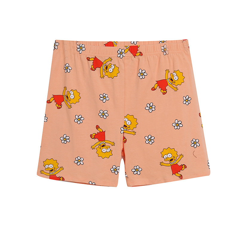 Comércio exterior cintura elástica moda redução de idade bonito dos desenhos animados Anime impresso Shorts feminino sol