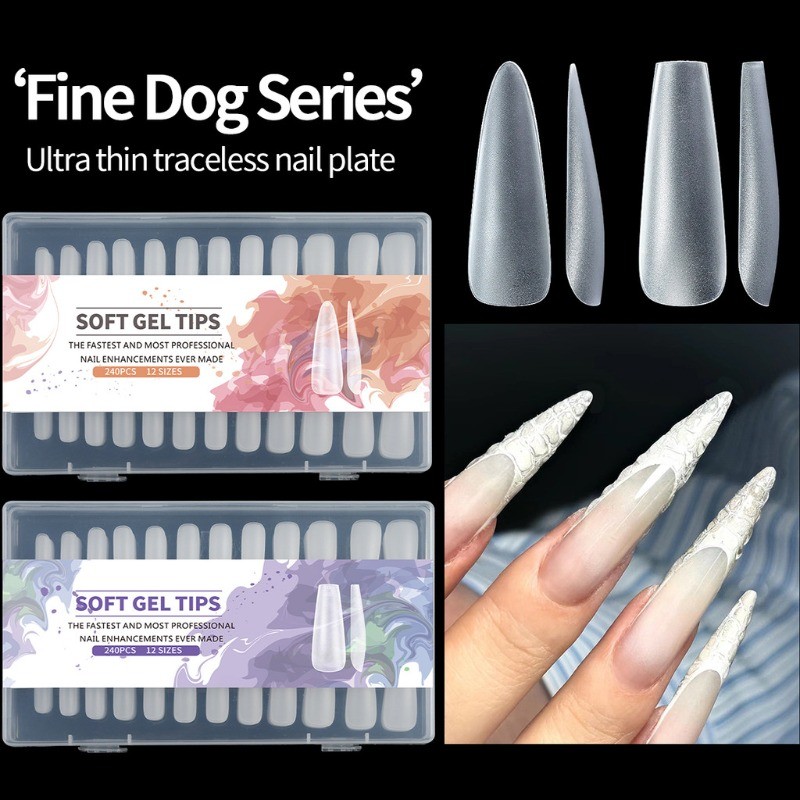 manicure Europeia E Americana , trapezoidal Alongada , Adesivo De Para Fototerapia Em Forma De T , Sem Arranhões Rastros