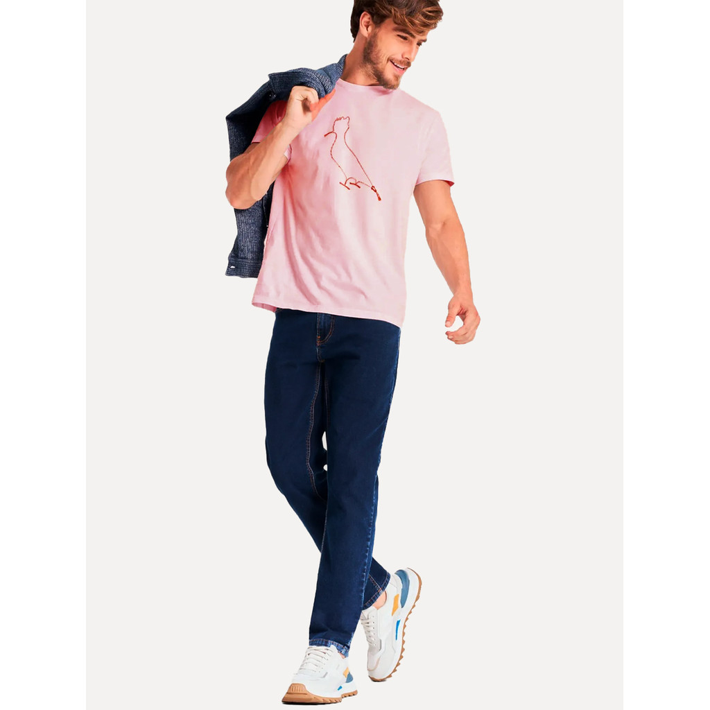 Calça Reserva Original Jeans Masculina Skinny Oceano Índigo Escura
