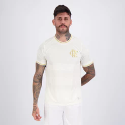 Camisa Flamengo Dry Jacquard Off White