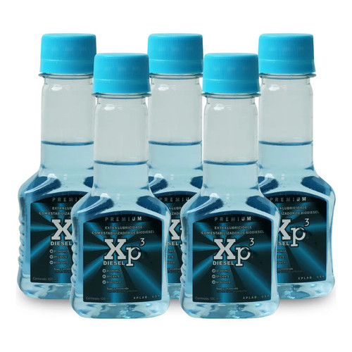 Kit 5 Aditivo Xp3 Premium Extra Potência Diesel 100ml