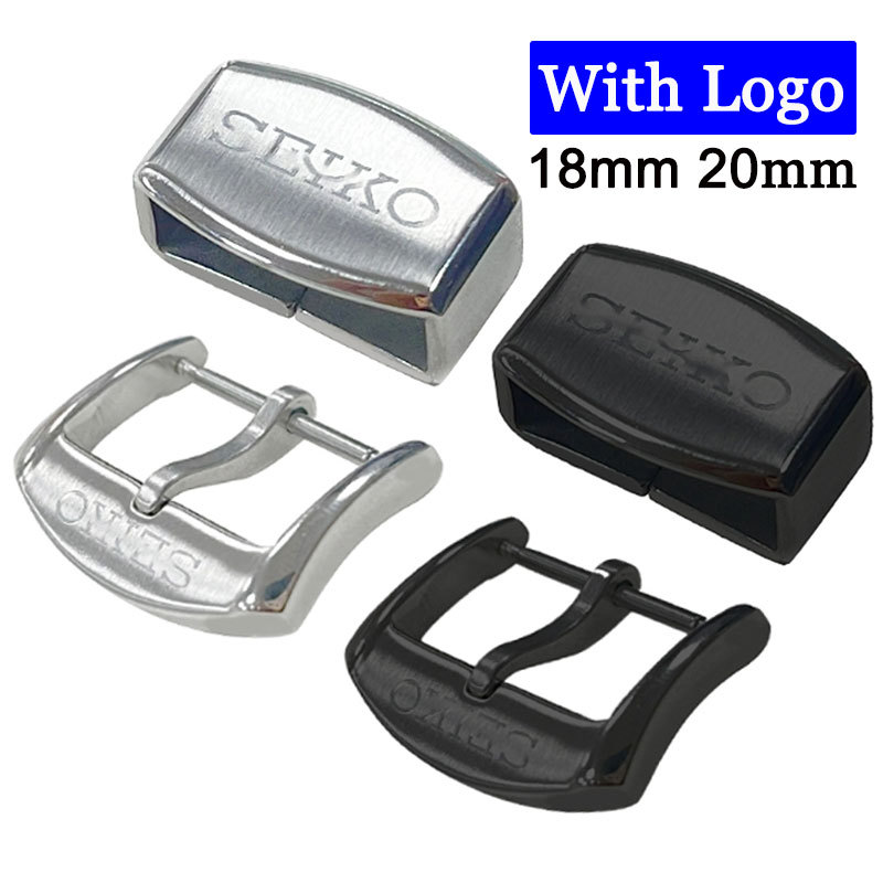 Fecho De Relógio De Aço Inoxidável 316L Com Logotipo Para Seiko Diving 18mm 20mm Pulseira Bloqueio Armário Suporte De Se