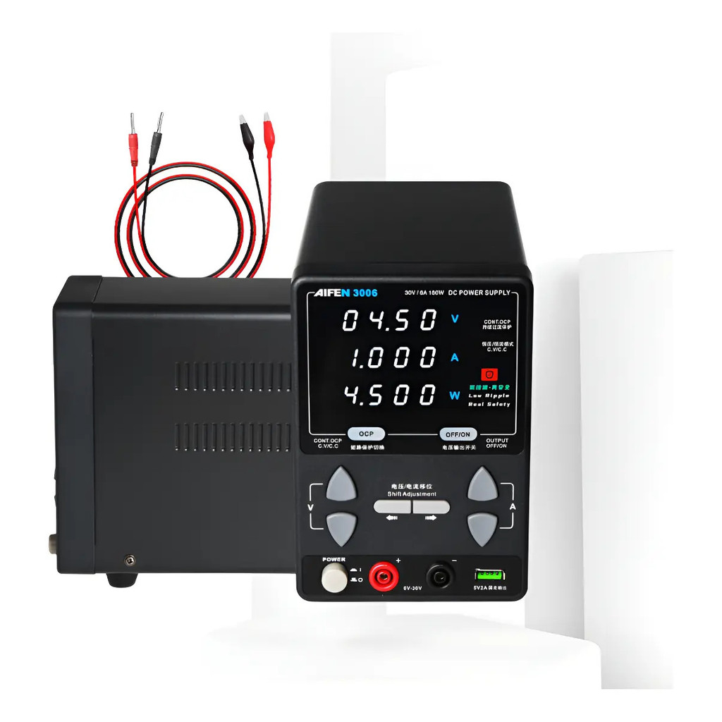 Fonte Bancada Alimentação Bivolt Aifen 3006 30v 6a 180w