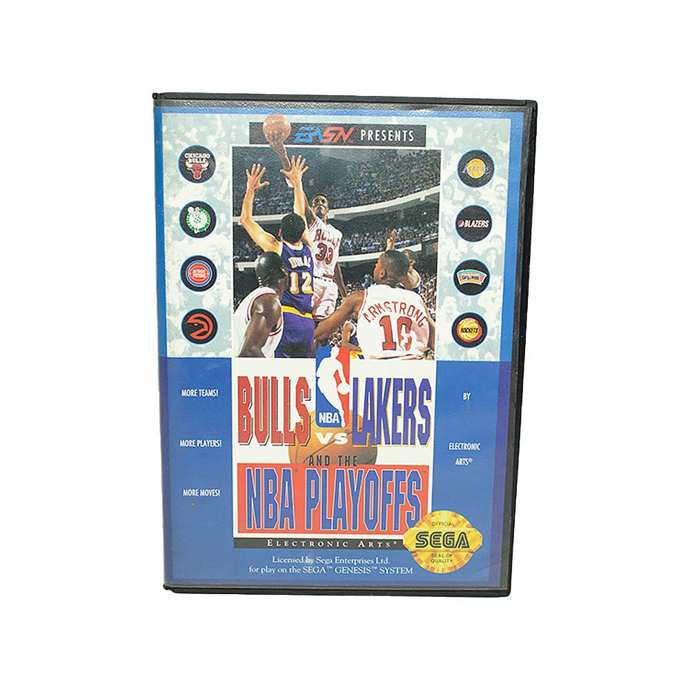 Jogo Bulls vs Lakers and the NBA Playoffs Caixa - Mega Drive (Usado)