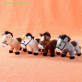 Nobleflyinginvn Pingente De Pônei De Cabelos Compridos Macio Cavalo Marrom Boneca De Pelúcia Animal Chaveiro Meninas Sac