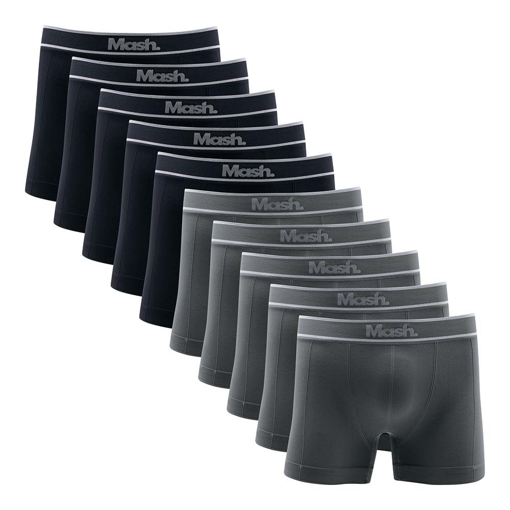 KIT 10 Cuecas Boxer Microfibra Sem Costura · foto 2
