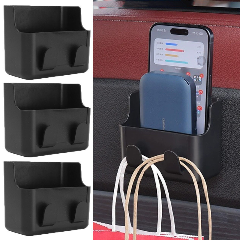 Estojo Organizador Tipo Pasta Conveniente Montado Em Carro-Caixa De Armazenamento De Carteira De Chaves Internas Automot