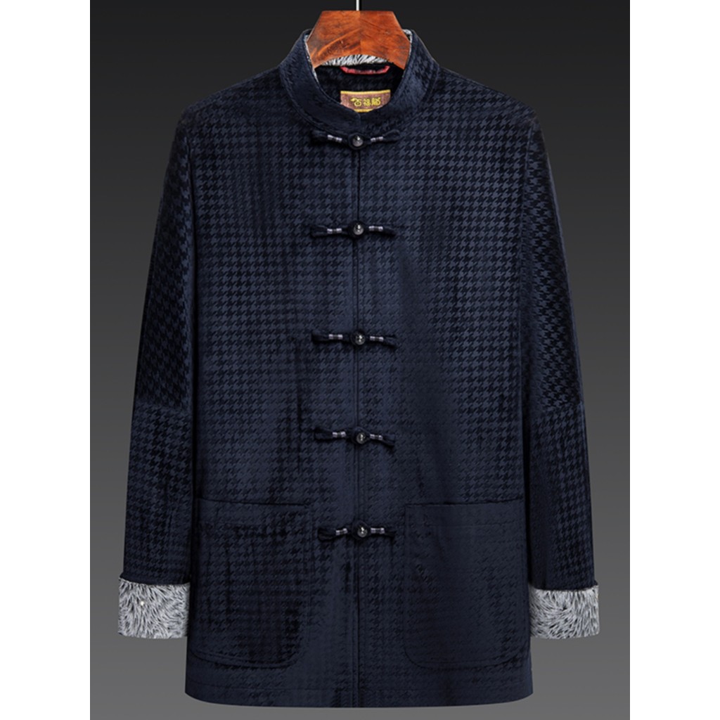 Baifulong High-End masculino primavera outono novo estilo tradicional jaqueta de manga roupas masculinas chinesas roupas