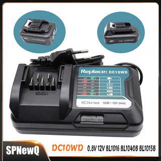 Carregador De Bateria De Lítio DC10WD Para Makita 10.8V 12V BL1016 BL1040B BL1015B Pronta Entrega